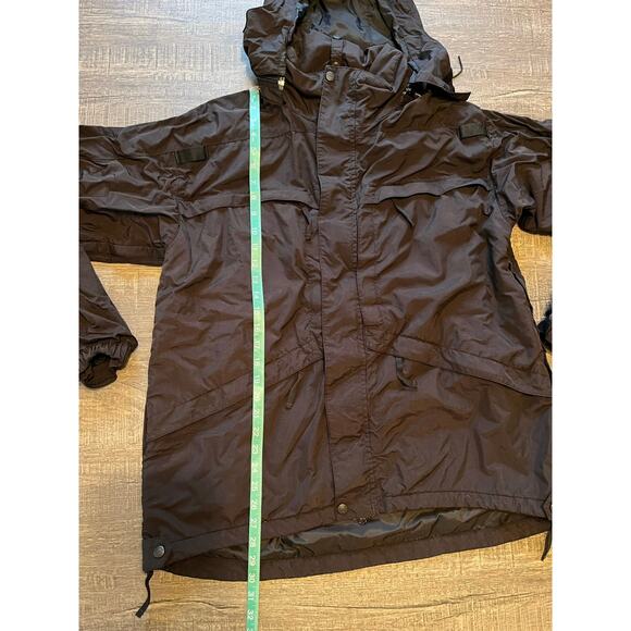 5.11 Tactical Parka Hooded Multi Pocket Jacket Part # 48001, Black Men's Size L - Picture 10 of 11